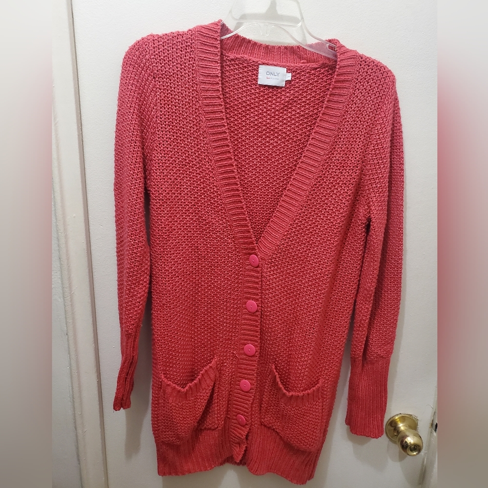 🔴2 for 10🔴 ONLY - PINK CARDI SWTR